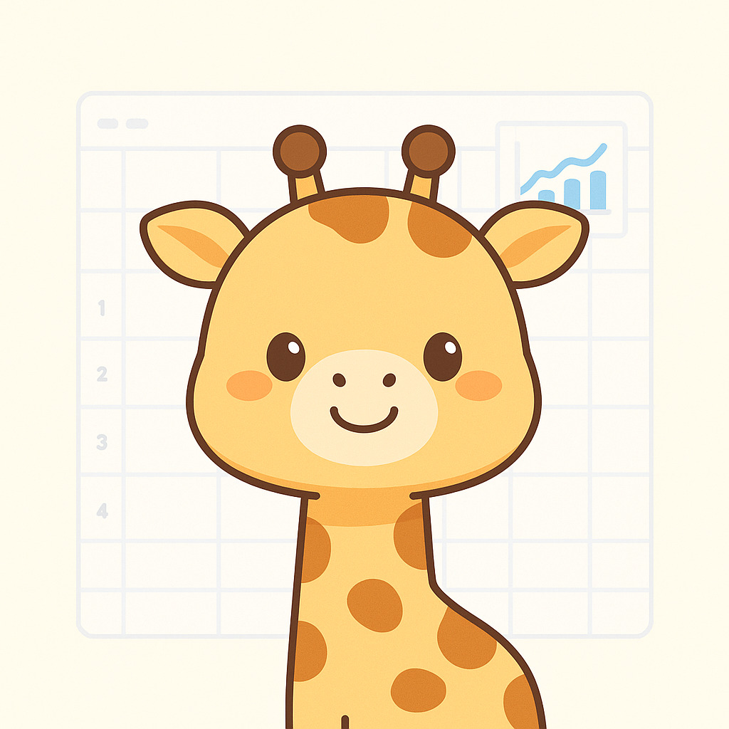 Capa da Planilha Girafa